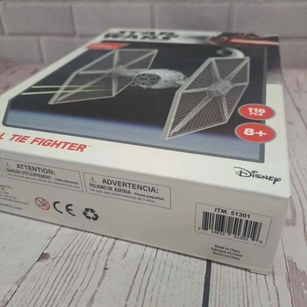 Star‎ Wars Imperial Tie Fighter 4D Puzzle, 116 Piece - Sealed Box
